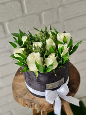 باکس گل تسلیت رز هلندی