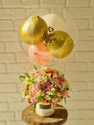 باکس گل و بادکنک کد 206