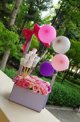 باکس گل و بادکنک کد 268