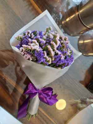دسته گل به سبک مینیمال