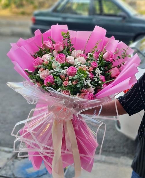 دسته گل لاکچری برای تولد؛ دسته گل جاینت